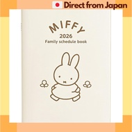 Miffy Planner 2026 B6 Family Monthly Planner Sunday Start Dec 2025 Start Kutsuwa [Japan Shipped]