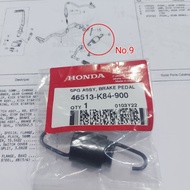Spring assy brake pedal Rear brake Pedal Spring CRF 150