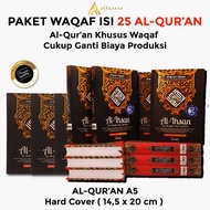 [Import] - Package Of 25 Al Quran Waqaf Size A5 Quran Waqf Translation Words With Brilliant 6-step Method Fast To Read The Quran