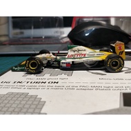 BR Lotus 107 F1 Racing Car, 43 Scales All Metal Car Models Out of BBR, In addition to Tires and Bott