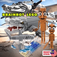 Brainrot Toys Mainan Lego Tung Tung Tung Sahur Figure Tralalero Tralala Anomali Block Toy Collection