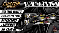 Honda Wave 125 Alpha Gilas JRP Edition Decals Set