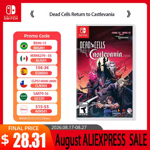 Nintendo Switch Game Deals - Dead Cells Return to Castlevania -Include all DLC- Games Cartridge Phys