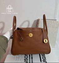 Hermes🧡Lindy 26🌈金棕金扣🌟99新🌟TC皮🌟lindy26🌟lindy🌟愛馬仕🌟