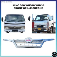 HINO 300 SERIES WU300 WU410 FRONT GRILLE CHROME HIGH QUALITY WU300 WU410 WU400 HINO ACCESSORIES CHRO