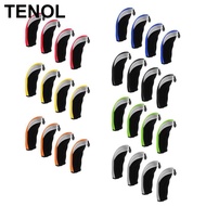 TENOL 4Pcs/Set Golf Club Head Cover Hybrid Kopfbedeckung Neoprene Mesh 3 4 5 6 7 X Tags  with Interc