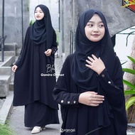 COD Qamira One Set Matt Cringkle Size XL Set Atasan+ Rok Muslimah Kekinian 2024 Viral Tiktok Murah