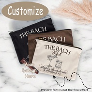 Custom Bach Club Cosmetic Bag For Bridesmaids, Personalized Makeup Bag For Bachelorette Party, Bach 