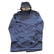Parka Jacket Chest 25 Inches Length 35 Navy Blue