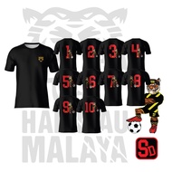 Custom Number Jersey Harimau Malaya