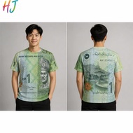 HJ-T-Shirt RM60 Kingdom Printing Malaysia Retro Special Edition Patriotic Theme Malaysian Ringgit Pa