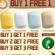 BUY 1 FREE 1-MELALEUCA Bar Soap - The Gold Bar Citrus Scent / The Platinum Bar / Exfoliating Body Bar / Alloy Bath Bar