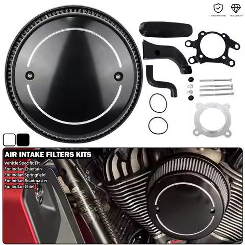 Air Filter Assembly High Flow Air Intake Kit Fit For Indian Chief Vintage Chieftain Dark Horse Roadm