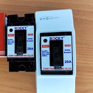 ROCKY RKA1 15A 20A 30A 40A safety circuit breaker with cover, without cover, circuit breaker MCCB, c
