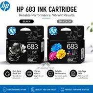 HP 683 Black Original Ink Cartridge | Genuine HP Ink | Sharp Text | Reliable Performance | Ink Advan