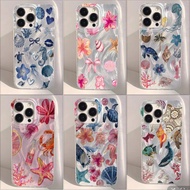 Ocean elements whales seashells starfish Phone Casing For Xiaomi Poco X8 PRO F7 5G M7 4G F8 Ultra X6