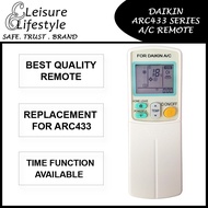 [Singapore Warranty] For Daikin Aircon Remote Control ARC433 Daikin Remote