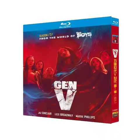 Gen V Season 2 (2025) 2-Disc All Region New Box Set Blu-ray Disc DVD