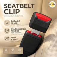 [No Logo] Car Safety Seat Belt Clip Buckle Head Adjustable Extension Extend Seatbelt Replace Stainle