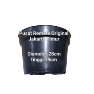 FLOWER PLANT POT PLAIN ROUND PLASTIC POT 28CM PLASTIC POT DIAMETER 28CM