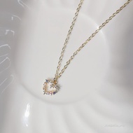 14k Gold Rainbow Love Necklace