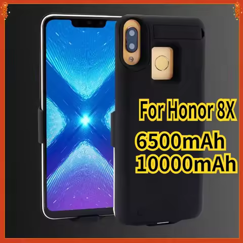 6500mAh 10000mAh For Honor 8X Battery case External Backup Charger Cover Power Bank For Honor 8X Bat
