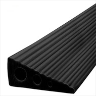 Door Sill Threshold Ramp 2.5 x 6.5 x 100 cm Transition Rail Adhesive Rubber Ramp Ramp for Wheelchair