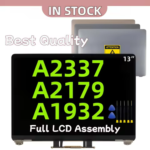 LCD Screen Replacement Display Assembly for MacBook Air 13.3 A2337 A1932 A2179 Full Assembly