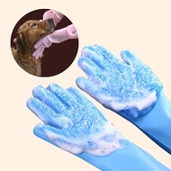 Pet Bath Gloves Scratch-proof, dog bites-proof Scrubber Pet-Grooming Gloves Pet Supplies