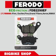 ผ้าเบรค Ferodo รุ่น ECO-friction สำหรับ (F) YAMAHA Finn Exciter Fino Grand Filano Aerox NMAX