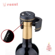 ROXUL Wine Bottle Lock Sealer Bottle Cap Luxurious Bottle Combination Lock