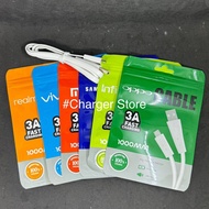 3A Micro USB Data Cable Fast Charging Cable 1 Meter Fast Charging Compatible