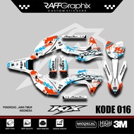 PUTIH Decal KLX GORDONS WHITE ONE ONE NINE CODE 016