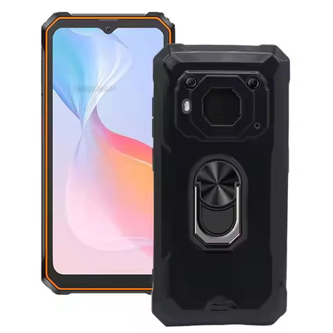 For Blackview BV6200 Plus 6.56" Back Finger Ring Soft TPU Silicone Case For Blackview BV6200Plus BV 