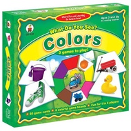 What Do You See? Colors Board Game (3 Games to Play!) /Children's Gift