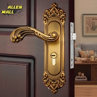 style Full solid handle Security Entrance Lever Door Handle Door lockset Bronze Color Lock