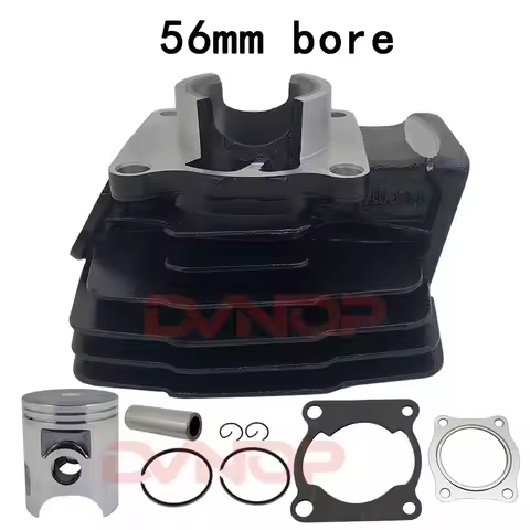 Motorcycle cylinder piston ring gasket DT125 diameter 56mm Piston pin 16mm for yamaha 125cc DT 125