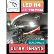 Lampu Utama Mobil LED H4 PREMIUM Bergaransi Super Terang Tembus Hujan Bukan Bohlam Dop Aes Vahid Vin