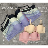 4468 B cup underwire bra 3 buttons Medium foam push up bra size 36.38.40.42