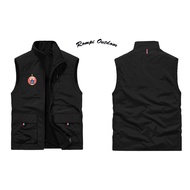 Persija Men's Hiking Vest Men's Motorcycle Vest Men's Vest Jacket Korean Vest Men's Vest Chest Vest 