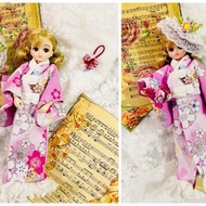 日光小巷手創品-blythe 娃娃小布 粉紅日式娃衣,哆叮妹妹