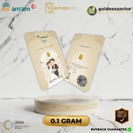 EmasKITA Logam Mulia 0.1 Gram 0.25 Gram Emas Antam X Hartadinata