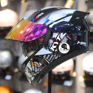 ROC 05 Fullface helmet with BMW KYT stamp Dark Gray equipped with 2 convenient glasses