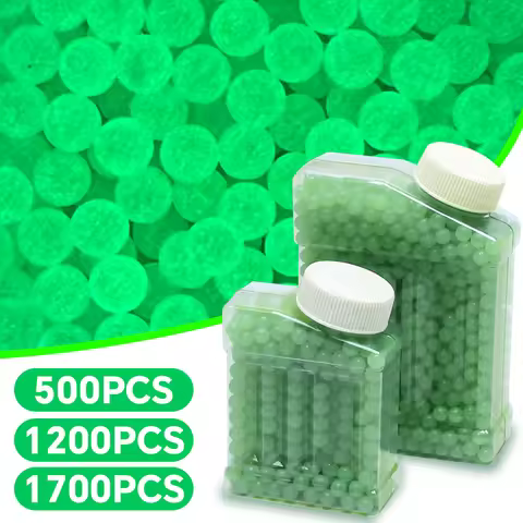 500/1200/1700Pcs Fluorescent 6mm Airsoft BBs Bullets 0.12g BB Strikeball Rifle Gun Plastic BB Balls 