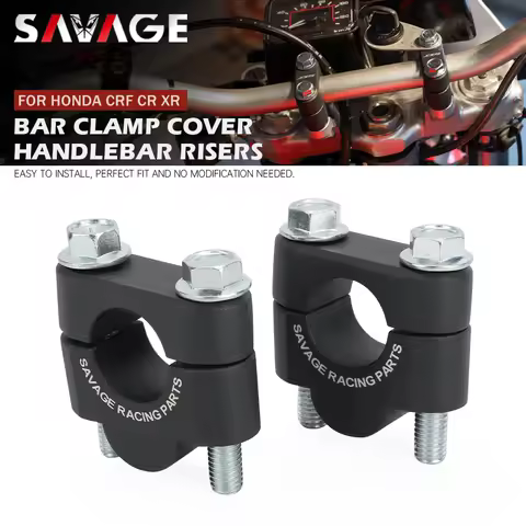 Handlebar Risers Bar Clamp Cover For HONDA CRF 150 250 450 X XR 125L 650 400 230 R CR 80 85 500 Moto