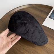 AOLLEI Bông Mũ nồi thêu hoa Polyester Mỏng Mũ nồi lá tre Mũ họa sĩ Hoài cổ Mũ nghệ sĩ nữ Nữ