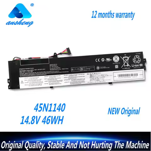 14.8V 46WH 45N1140 Laptop Battery For Lenovo ThinkPad S3-S431 S440 V4400u 45N1138 45N1139 45N1141 12