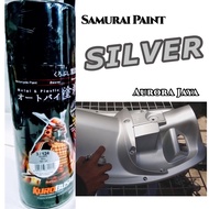 Pilox Samurai Silver 124 Cat Pilok Pylox Silfer Mengkilap Tahan Bensin 400ml