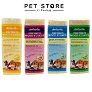 Emily Pets Wood Flakes - 1KG wood shaving bedding for hamster small animals syrian winter white