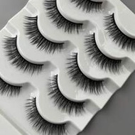 5pairs 12MM Cat Eye False Eyelashes
